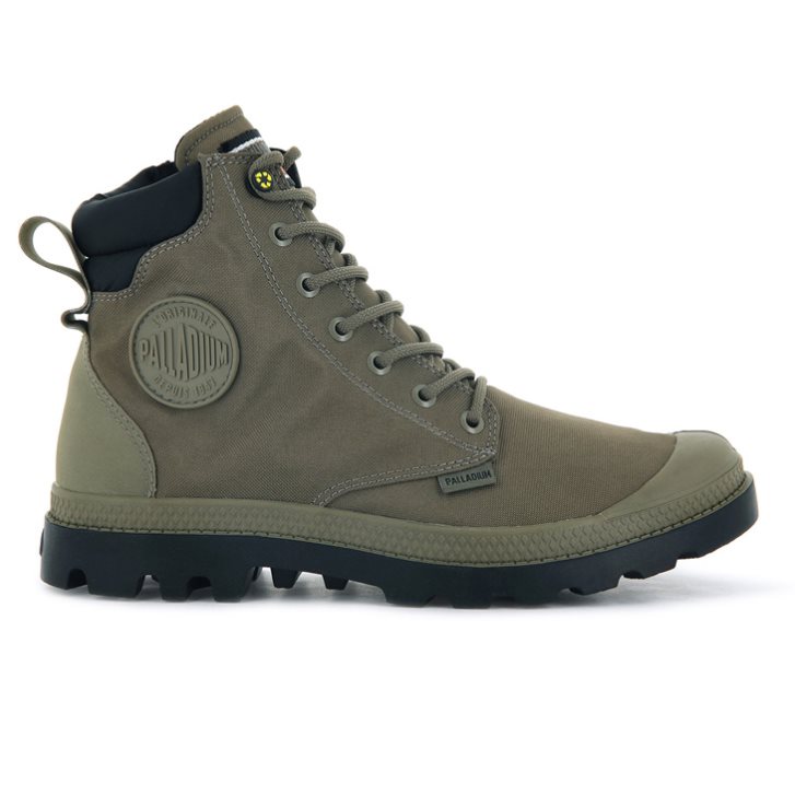 Palladium Pampa SC Recycle WP+N Laarzen Heren Olijfgroen | NL 79VSNHL